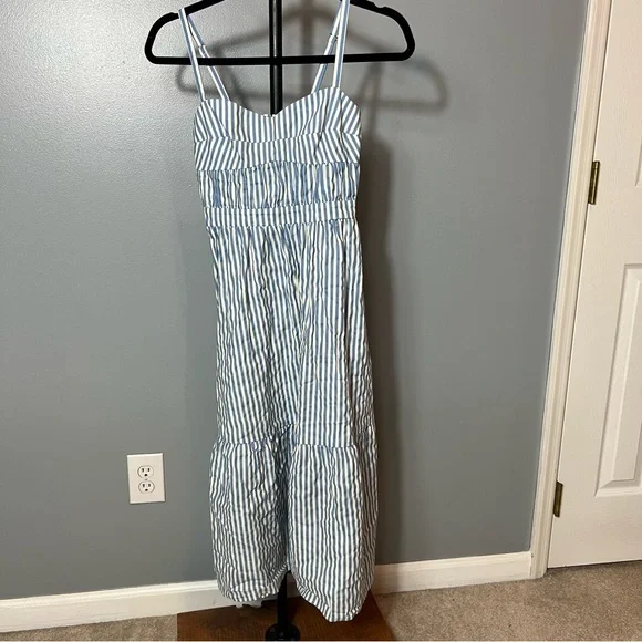 Reformation Lauretta Dress Monday Stripe - Picture 3 of 8